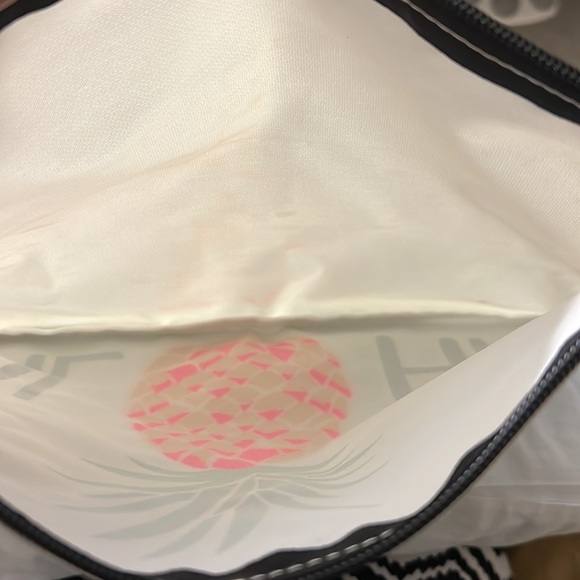 Aloha Pineapple Canvas Cosmetic and Makeup Bag - Picture 3 of 4